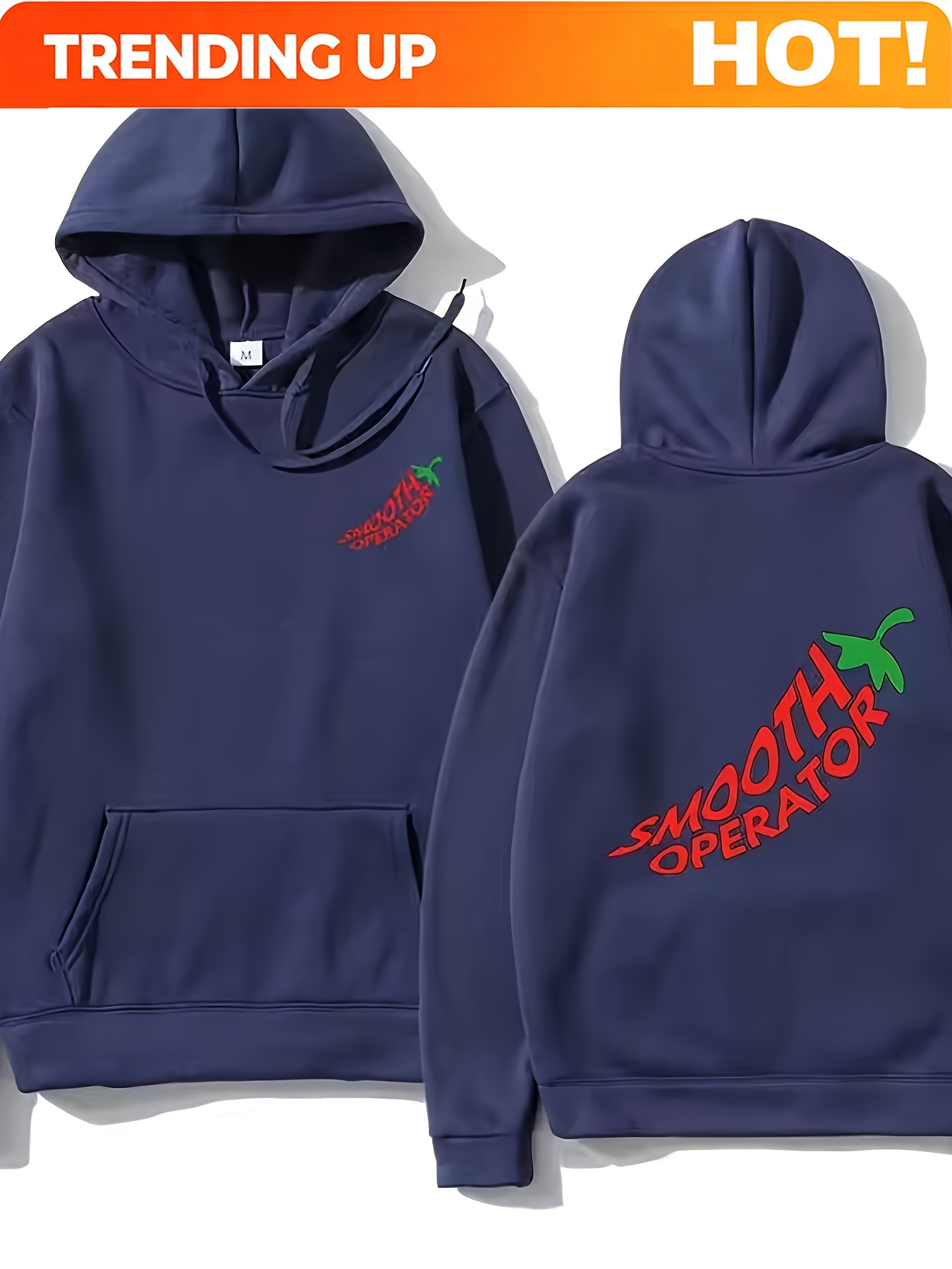 Street Fashion Men 2025 - Новая модная мужская толстовка с принтом