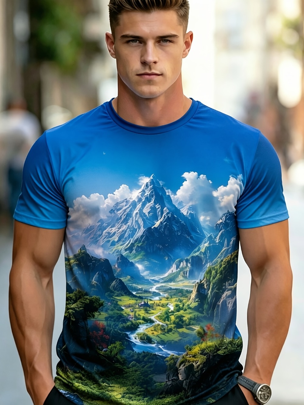 Мужская футболка с 3D-принтом  – обзор и цена Street Fashion Y2K