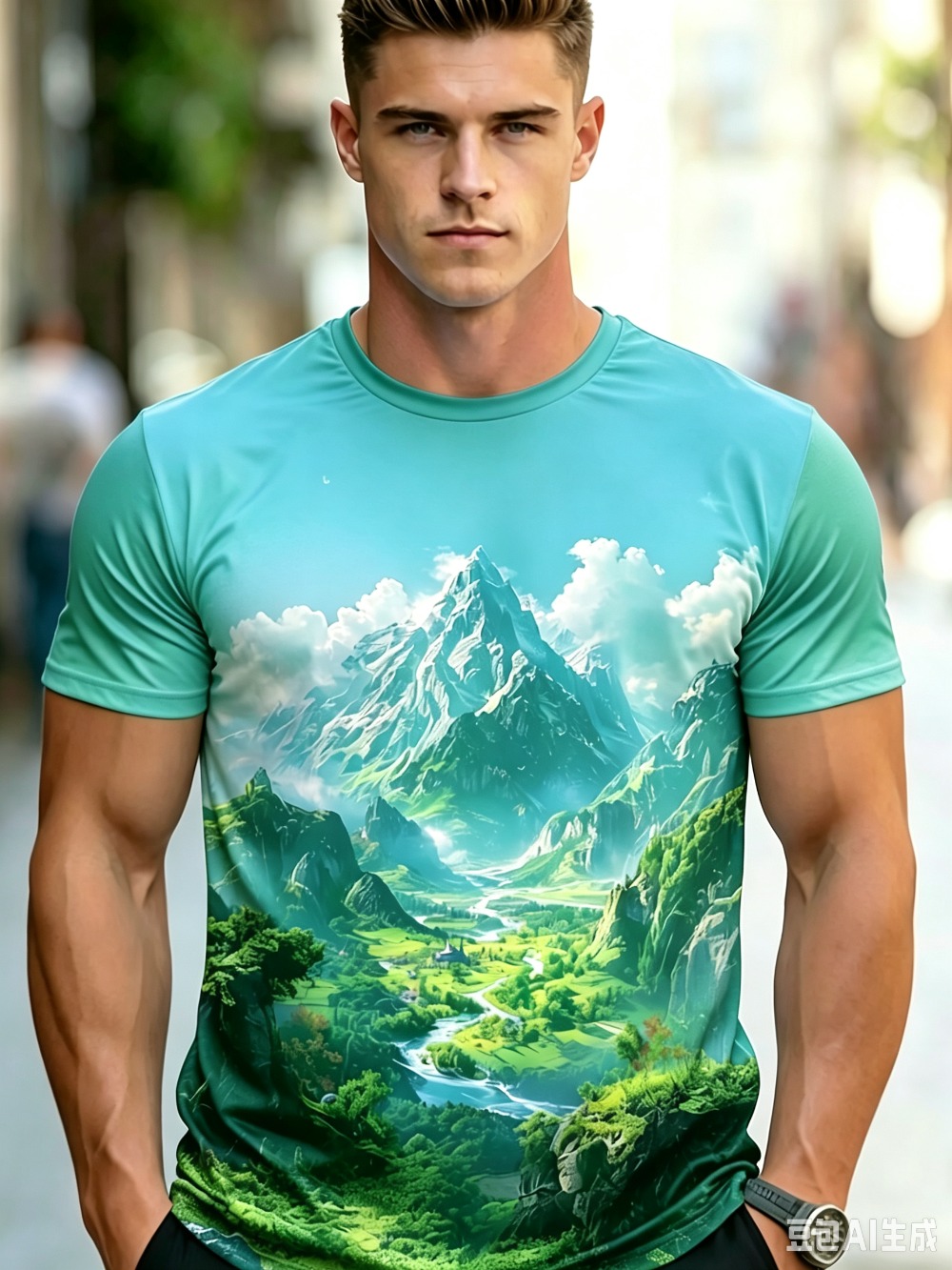 Мужская футболка с 3D-принтом  – обзор и цена Street Fashion Y2K